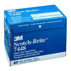 3M 7447 Scotch Brite Very Fine Hand Pad – Fiberglass Source