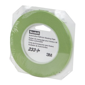 3M 26336 - Scotch Green Masking Tape 233+, 24mm (1) (Case of 24 Rolls) -  FREE SHIPPING 