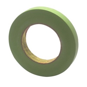 Q1 3/4 in (12-Rolls) High Performance Green Masking Tape 55 M x 18 mm